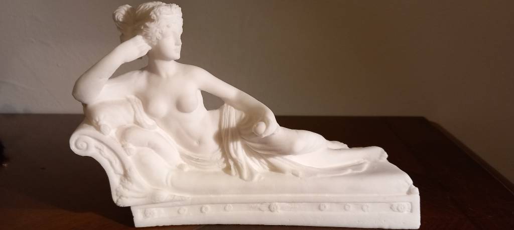 Statuette marbre Paulina Bonaparte par Luigi Toni | Puces Privées