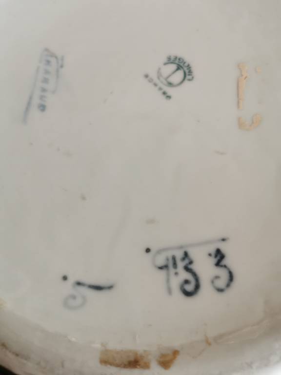 No - 556 - Exceptionnel vase boule en porcelaine émaillée de Camille Tharaud à Limoges France | Puces Privées