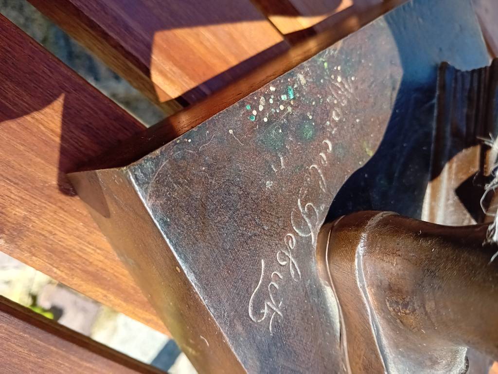 Sculpture bronze de Mozart signée Marcel DEBUT | Puces Privées