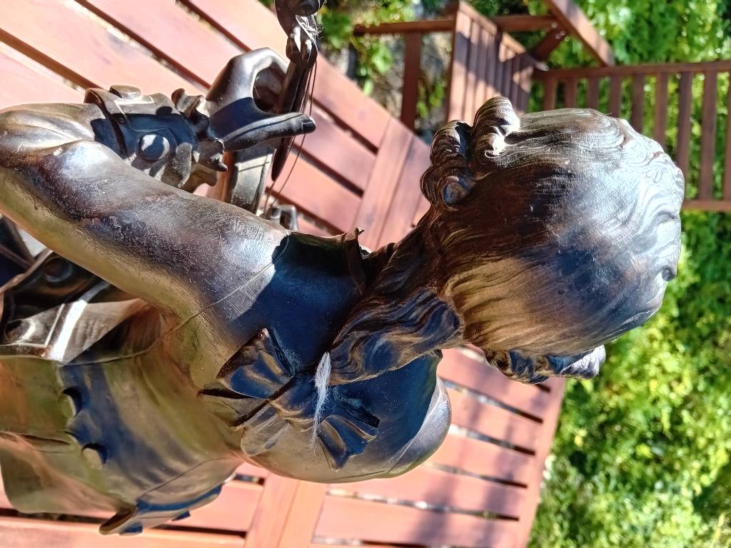 Sculpture bronze de Mozart signée Marcel DEBUT | Puces Privées
