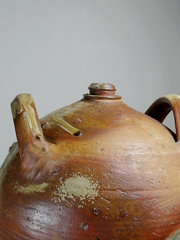 Jarre en grès XXL ancienne XIXe artisanat français Puisaye | Puces Privées