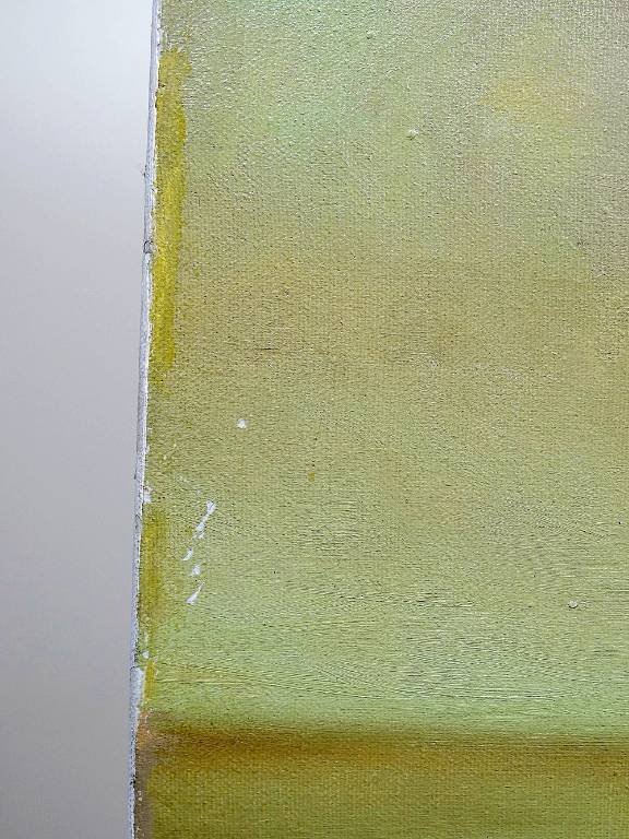 Grand tableau huile sur toile vintage nu De Miro | Puces Privées