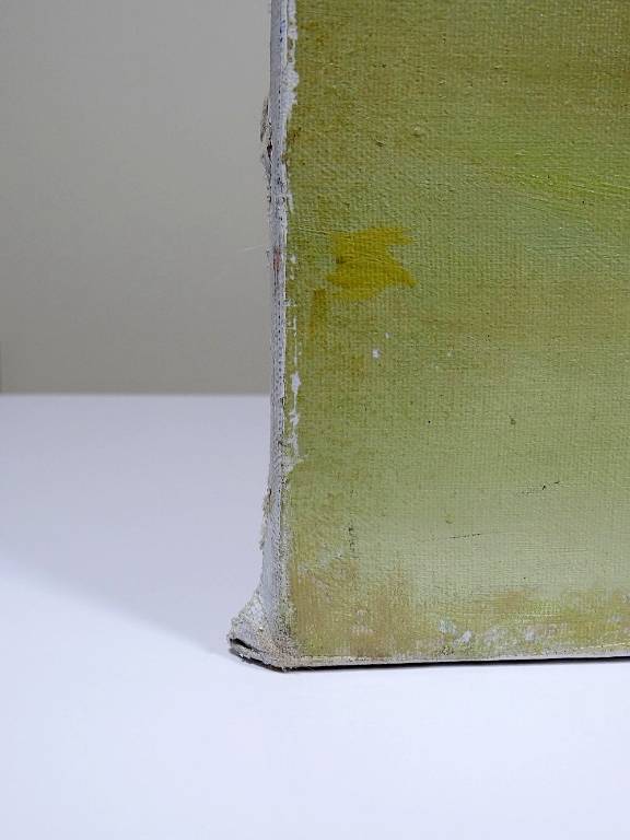 Grand tableau huile sur toile vintage nu De Miro | Puces Privées
