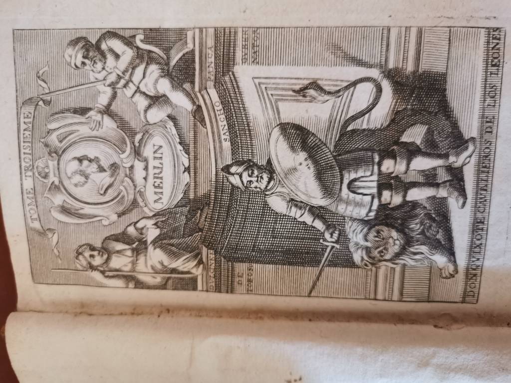 No - 584 - Histoire de l'admirable Don Quichotte de la Manche , tome troisième , 1711 | Puces Privées