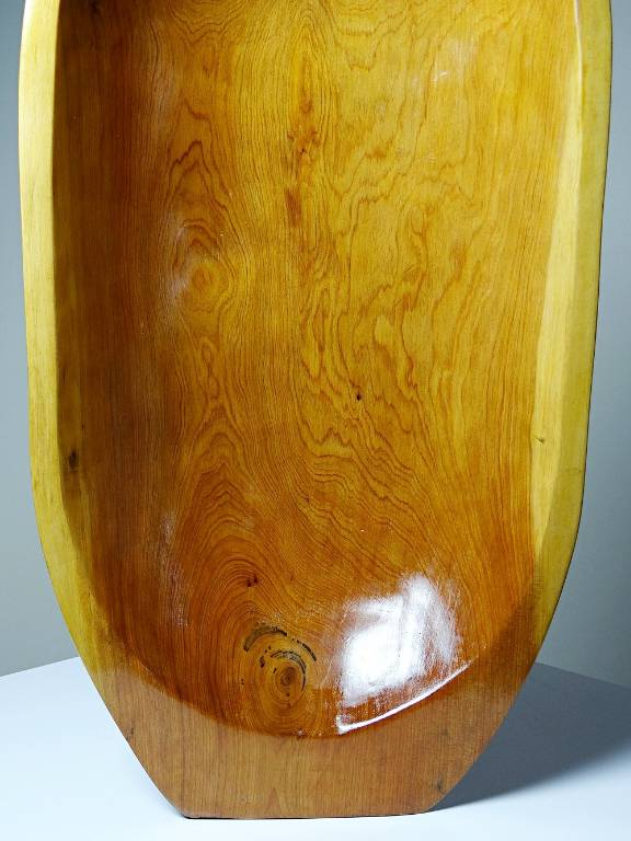 Grand plat, coupe, creuse en bois Maroc vintage | Puces Privées