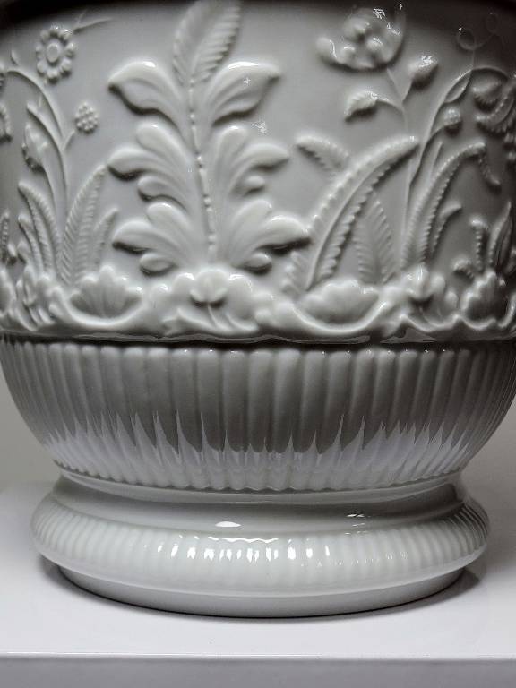 Gros cache pot/seau à champagne porcelaine Haviland Limoges repro St Cloud | Puces Privées