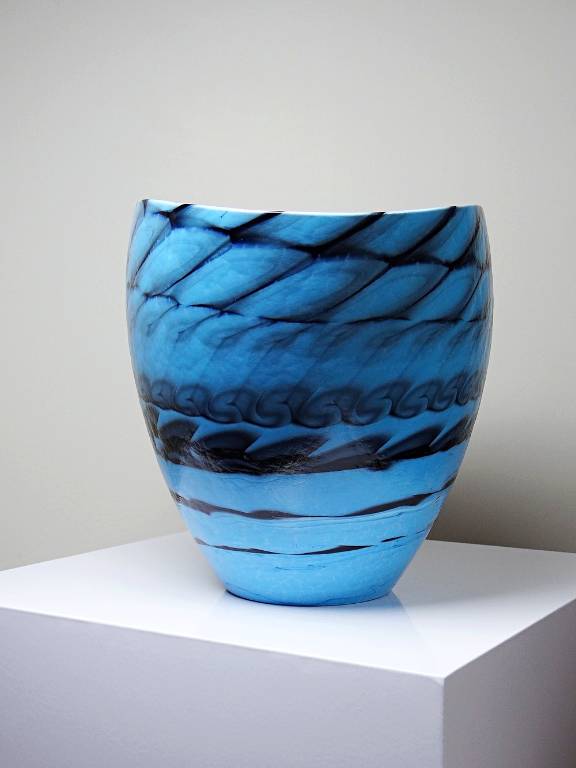 Centre de table, coupe ou grand bol en verre de Murano 