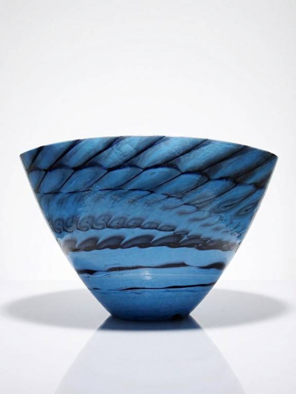 Centre de table, coupe ou grand bol en verre de Murano 