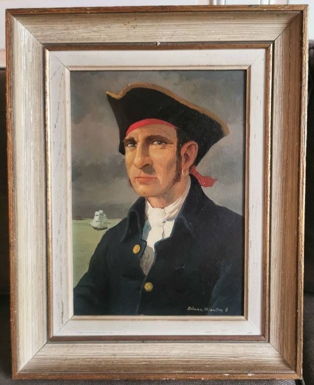 Peinture sur Bois Etienne Blandin | Puces Privées