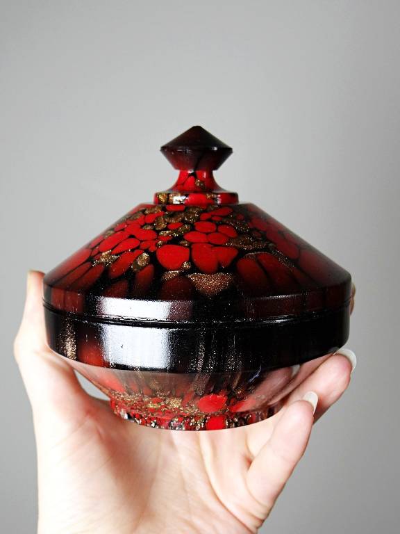 Ensemble vintage années 50-60 Vincenzo Nason Murano verre aventurine collection | Puces Privées