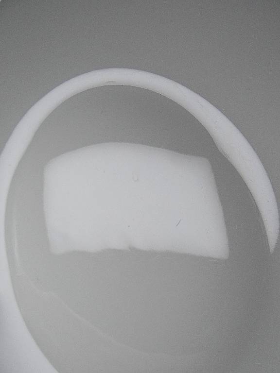 Grand plat de service creux porcelaine fine de Limoges blanche vintage/ancien | Puces Privées