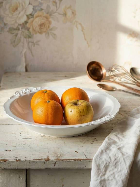 Grand plat de service creux porcelaine fine de Limoges blanche vintage/ancien | Puces Privées