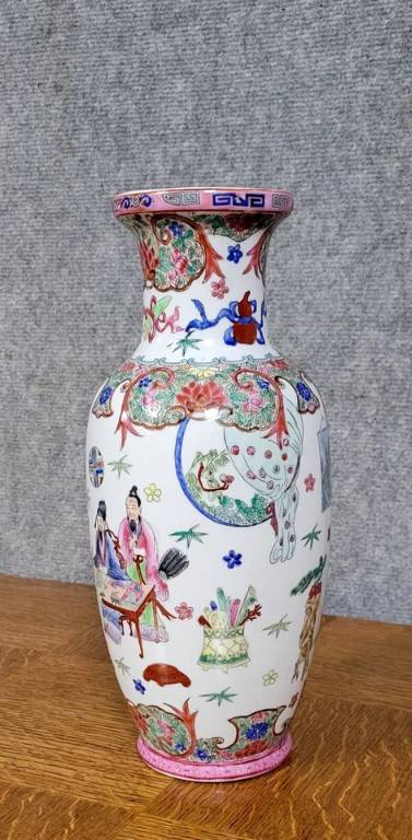Asie XXeme : important vase en porcelaine | Puces Privées