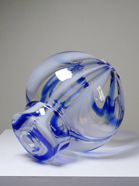 Gros globe de luminaire verre de Murano vintage années 60-70 attribué à Moretti | Puces Privées