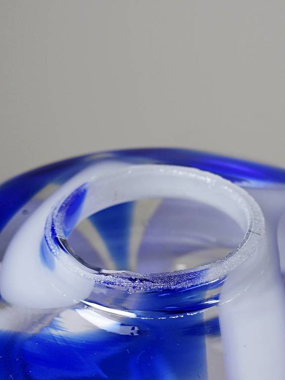 Gros globe de luminaire verre de Murano vintage années 60-70 attribué à Moretti | Puces Privées