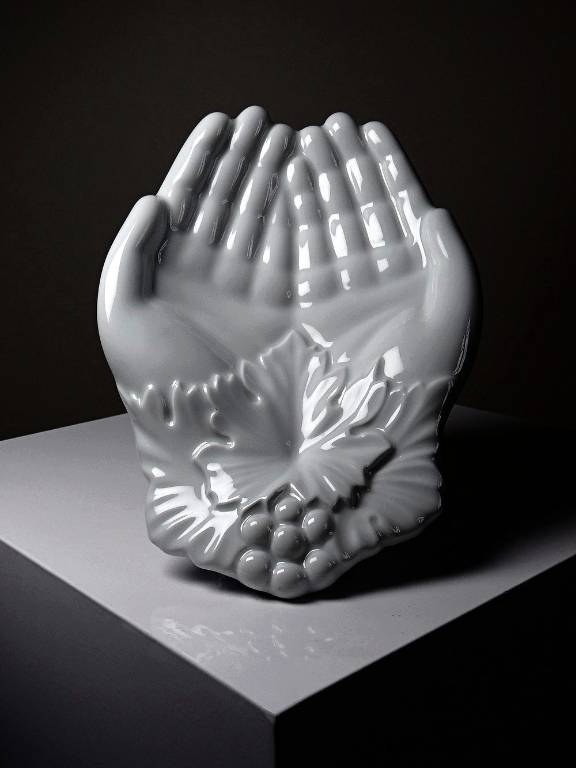 Vide poche George Sand et Cocteau porcelaine blanche de Limoges GDA vintage | Puces Privées
