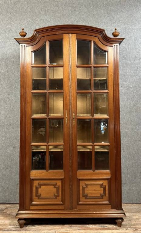 Bibliothèque style Louis XVI en acajou vers 1880 | Puces Privées