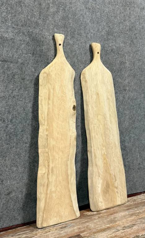 Deux grandes planches a découper de restaurant vintage 70', 80' | Puces Privées