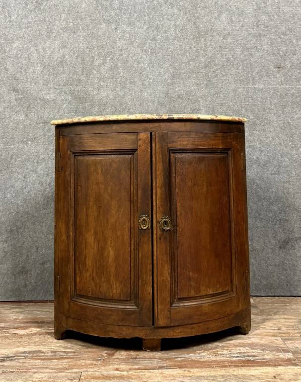 Encoignure de boiserie en bois massif époque Louis XIV première moitié du XVIII ème siècle | Puces Privées