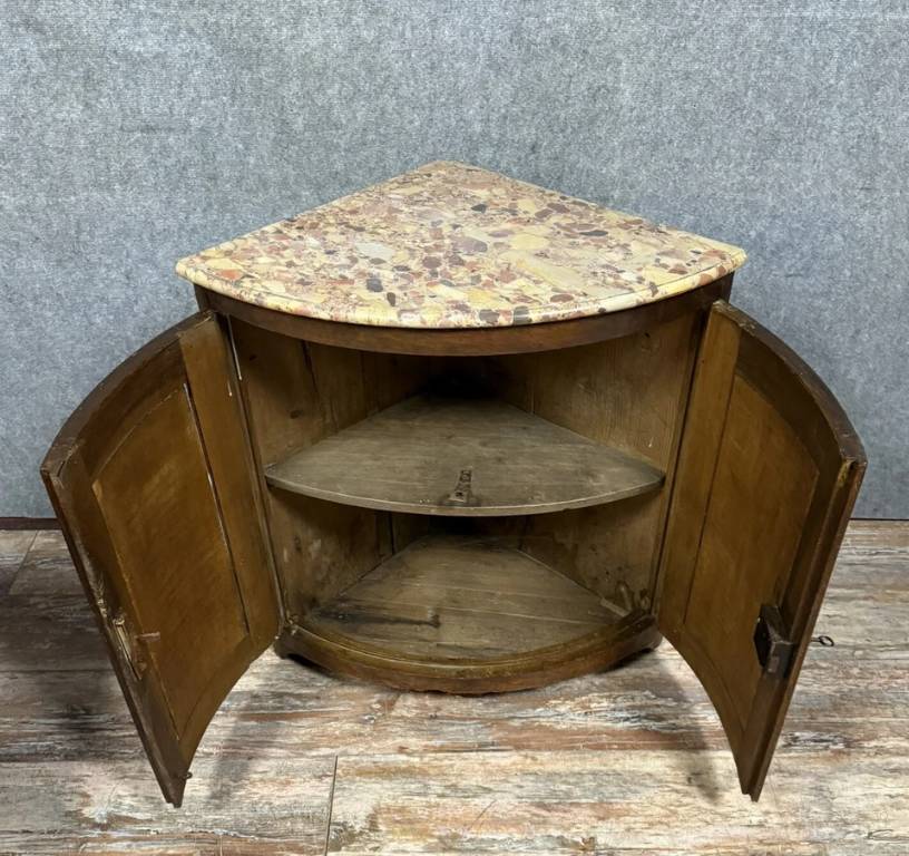 Encoignure de boiserie en bois massif époque Louis XIV première moitié du XVIII ème siècle | Puces Privées