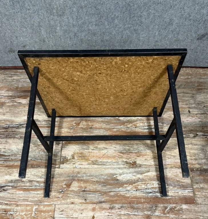 Table basse Vintage en céramique au taureau vers 1960 | Puces Privées