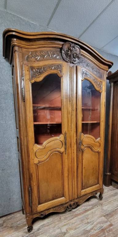 Bibliothèque Provençale époque Louis XV en noyer vers 1750 | Puces Privées