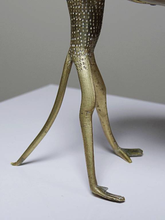 Baguier, coupelle, figurine singe en laiton vintage Dahomey Bénin Afrique | Puces Privées