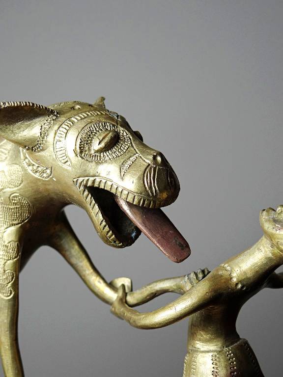 Bronze du Dahomey, Bénin Afrique, vintage/ancien XXe 