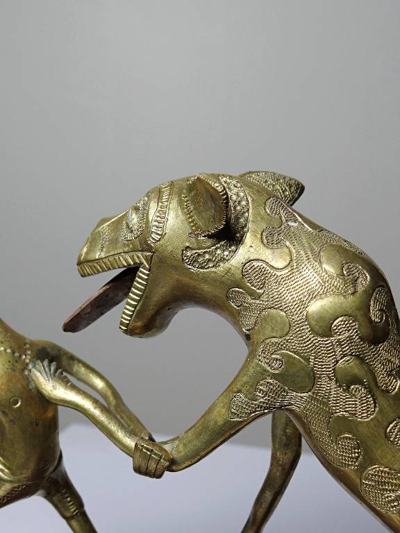 Bronze du Dahomey, Bénin Afrique, vintage/ancien XXe 