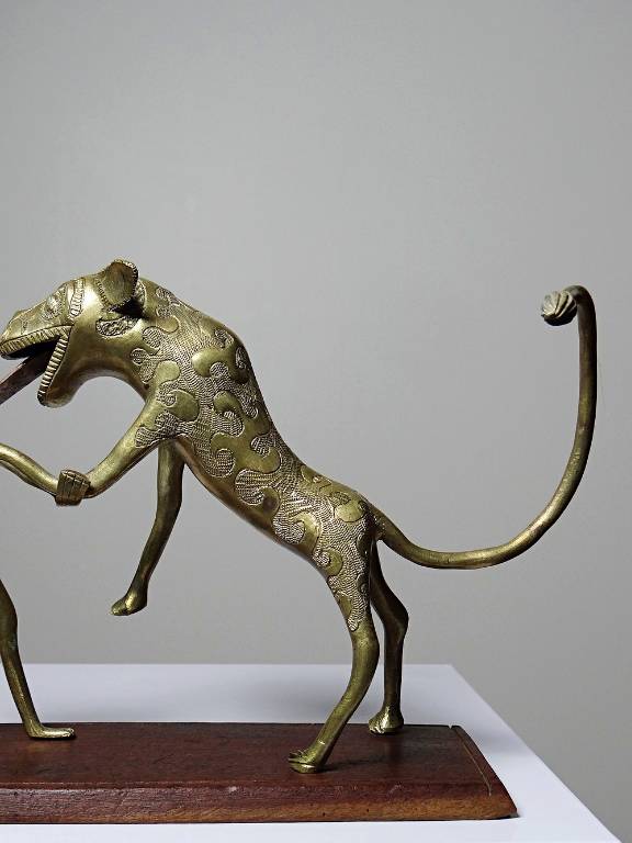 Bronze du Dahomey, Bénin Afrique, vintage/ancien XXe 