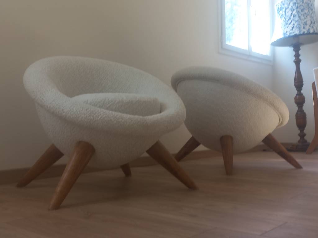 fauteuil œuf | Puces Privées