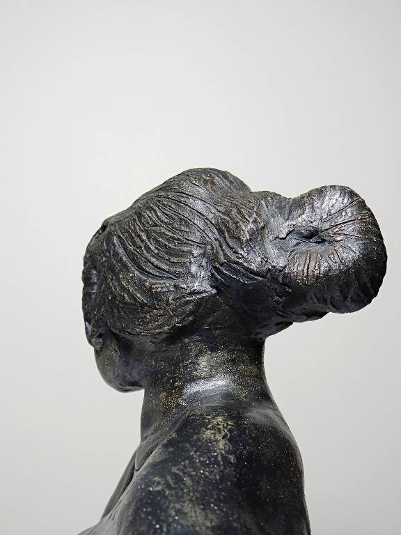 Buste de femme céramique XXe artisanat d'art à identifier | Puces Privées