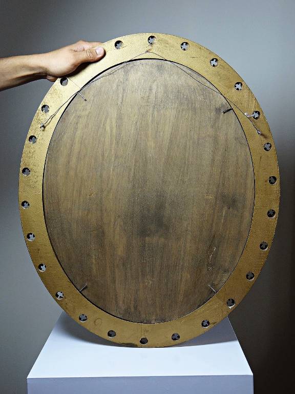 Grand tableau scène urbaine huile sur bois encadré John Haanstra vintage | Puces Privées