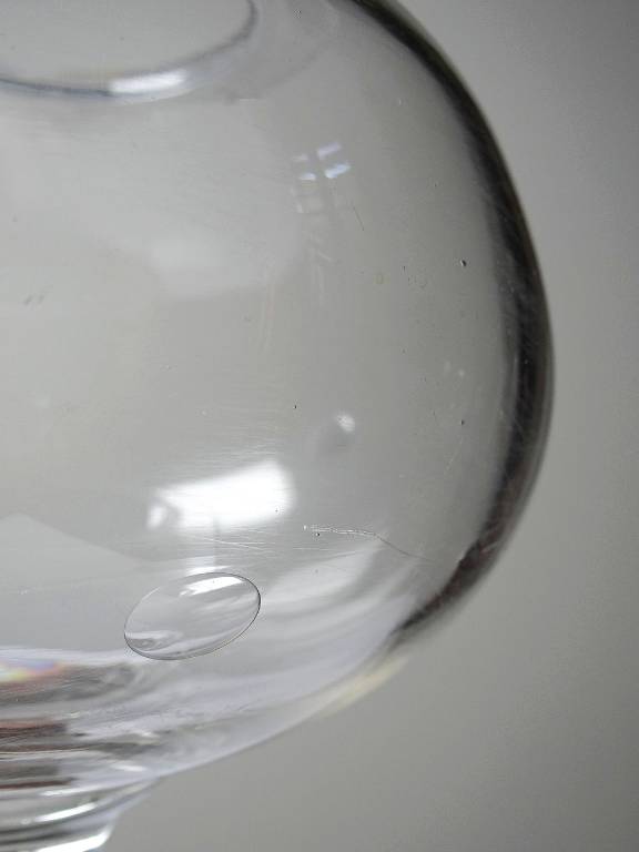 Curiosité bocal à sangsues ancien XVIIIe-XIXe en verre soufflé | Puces Privées