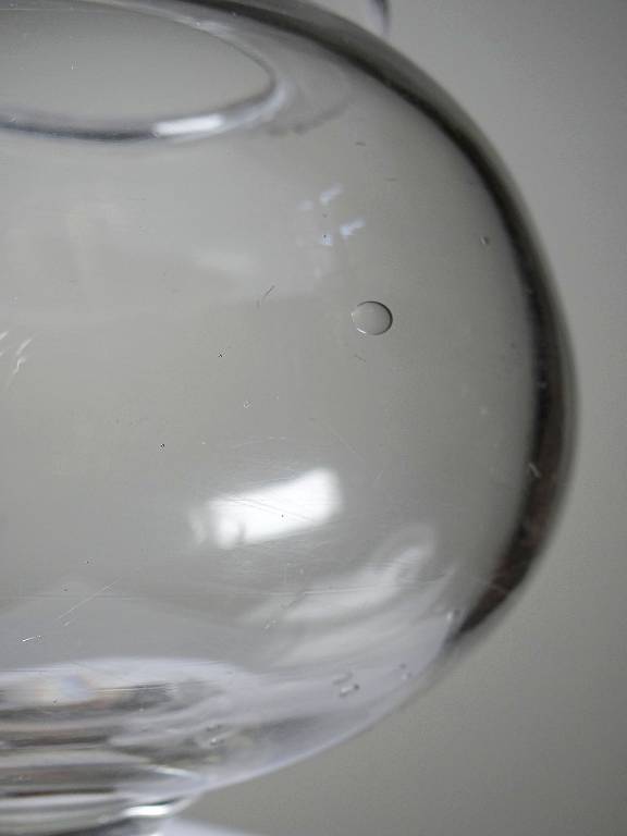 Curiosité bocal à sangsues ancien XVIIIe-XIXe en verre soufflé | Puces Privées