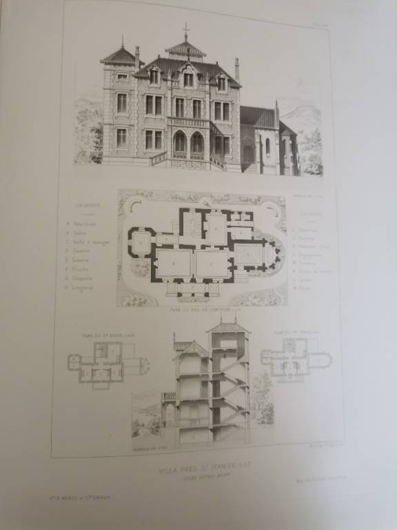 Petites habitations françaises  - Maisons - Villas - Pavillons par J Boussard - Architecte - 1881 | Puces Privées
