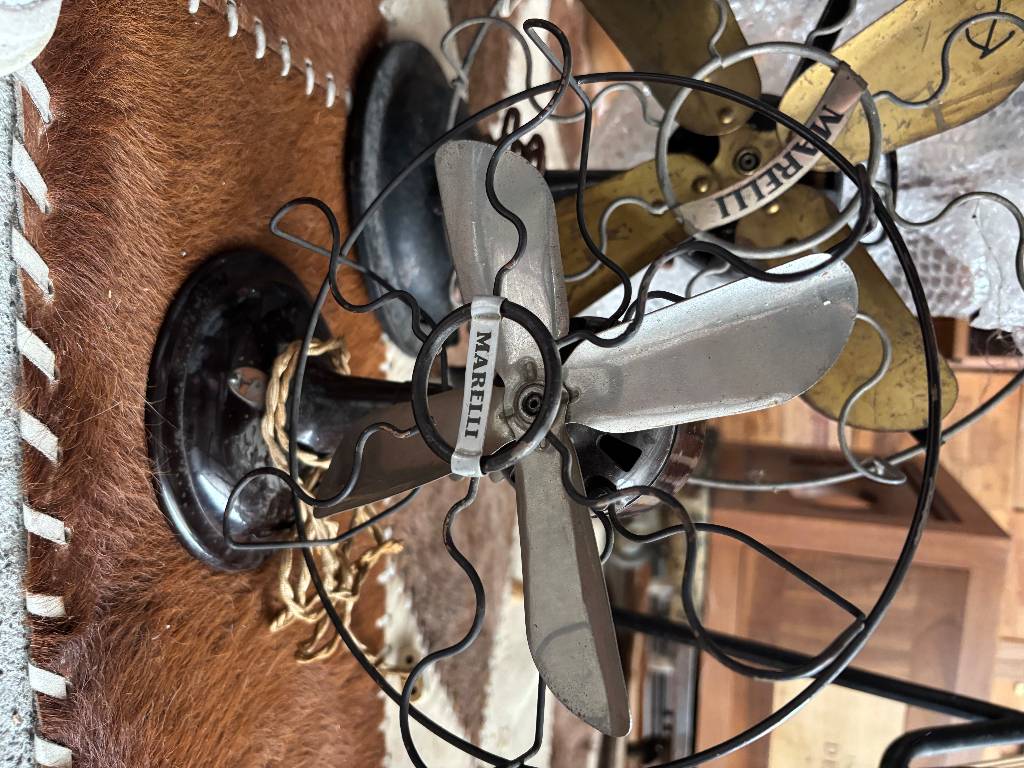 Lot de 4 ventilateurs vintage 2 Marelli 1 Calor | Puces Privées