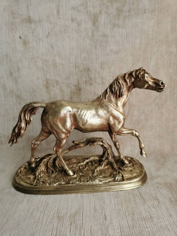 No - 604 - Cheval en bronze par Jules Moigniez  sculpteur  1835 - 1894 | Puces Privées