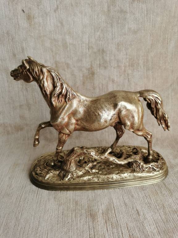 No - 604 - Cheval en bronze par Jules Moigniez  sculpteur  1835 - 1894 | Puces Privées