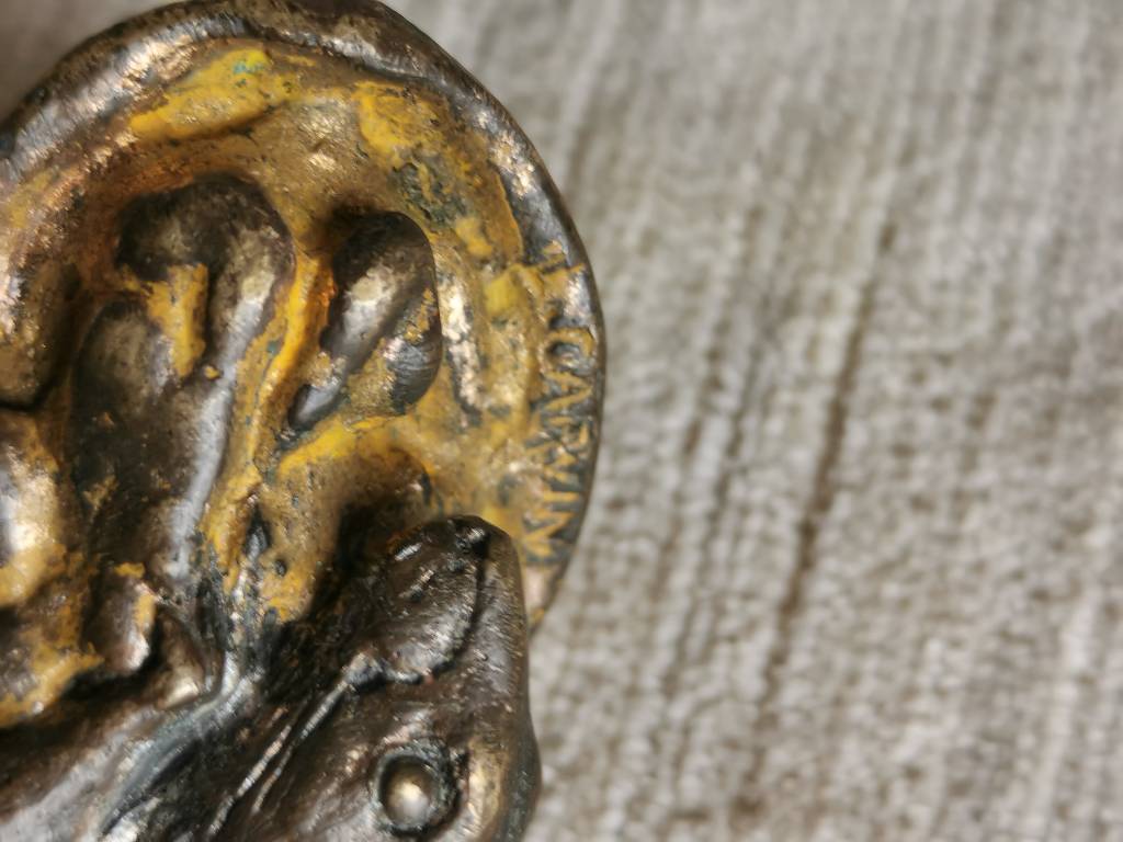 No - 605 - Souris en bronze par CARVIN Louis Albert sculpteur  1875 - 1951 | Puces Privées
