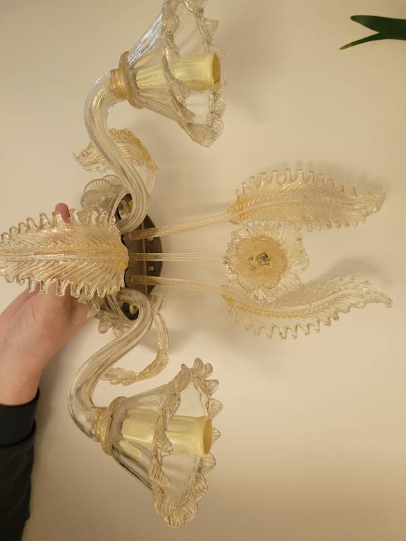 Applique en verre de Murano | Puces Privées