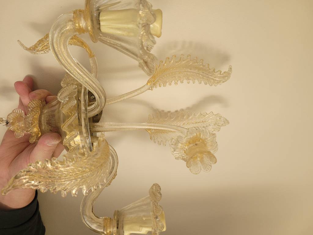 Applique en verre de Murano | Puces Privées