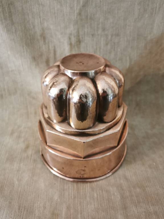 No - 612 - Moule à gâteau en cuivre marque TROTTIER PARIS XIXème | Puces Privées