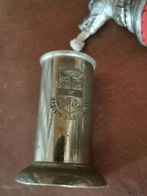 No - 616 - Objet insolite , mouilleur de timbres et enveloppes ,fin XIXème début XXème siècle | Puces Privées