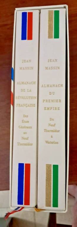 Livre ancien NAPOLÉON Almanach Révolution Française 1r Empire J Massin coffret | Puces Privées