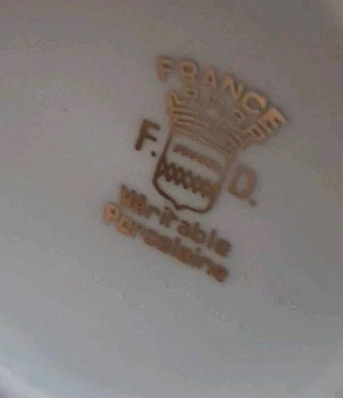 Napoléon Crémier Moka Véritable Porcelaine F.D Luxe France Ancien Rare collection effigie napoléon | Puces Privées