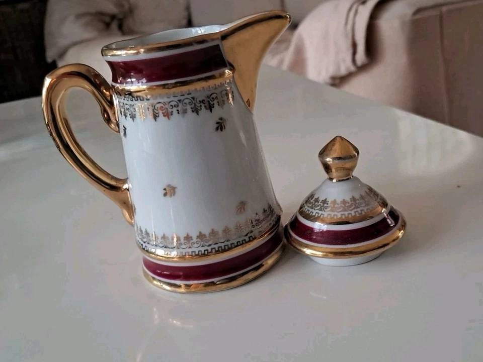 Napoléon Crémier Moka Véritable Porcelaine F.D Luxe France Ancien Rare collection effigie napoléon | Puces Privées