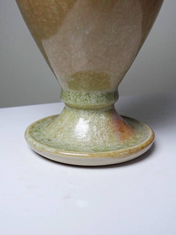 Vase balustrecéramique émail cristallin, Bernard Guipouy Atelier du Bol Doré | Puces Privées
