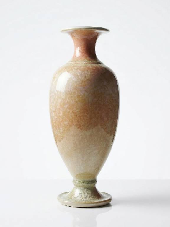 Vase balustrecéramique émail cristallin, Bernard Guipouy Atelier du Bol Doré | Puces Privées