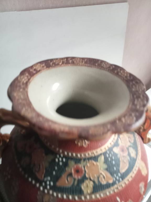 vase satsuma XIXème hauteur 31,5 cm x 24 cm | Puces Privées